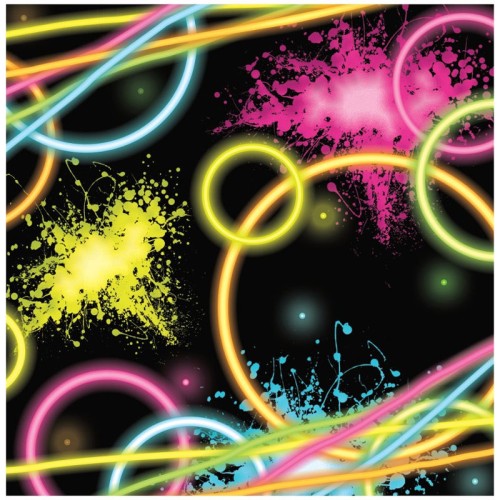Glow Party Luncheon Napkins (16 Pack)