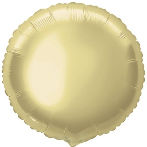 Gold 18" Round Foil Balloon