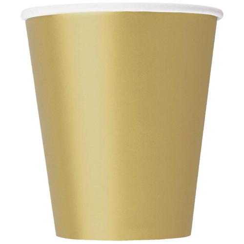 Gold Party Cups (14 Pack)