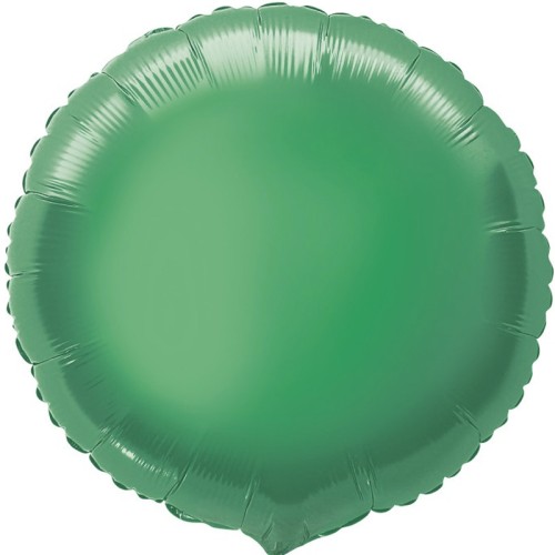 Green 18" Round Foil Balloon