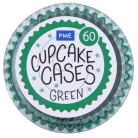 Green Cupcake Cases (60 Pack)
