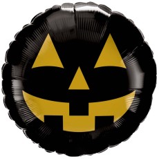 Halloween Jack Face 18" Foil Balloon