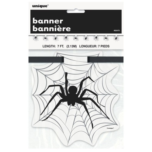 Halloween Spider Web Cut Out Banner (2.1m)