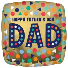 Happy Father's Day Dad 18" Foil Balloon