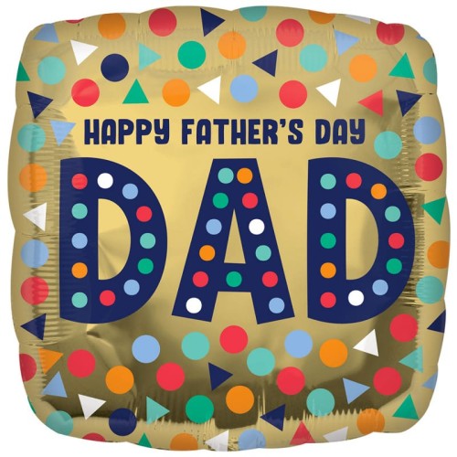 Happy Father's Day Dad 18" Foil Balloon