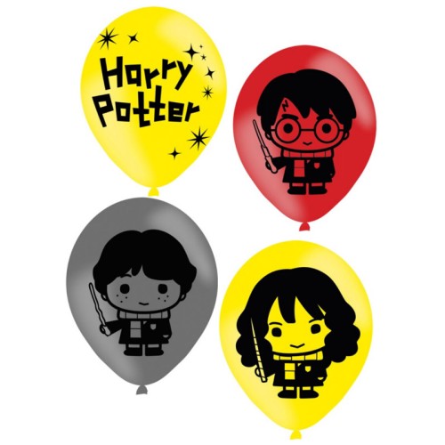 Harry Potter Assorted 11" Latex Balloons Amscan (6 Pack)