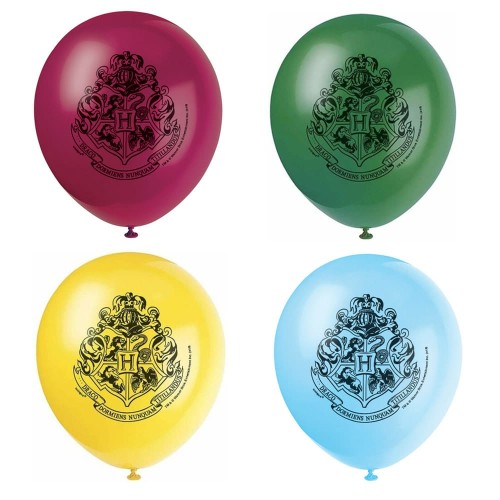 Harry Potter Assorted Colour 12" Latex Balloons (8 Pack)