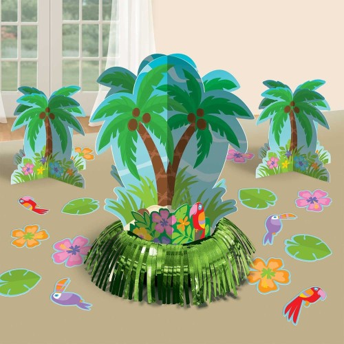 Hawaiian Palm Tree Party Table Decoration Kit