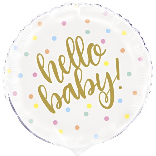 Hello Baby 18" Foil Balloon