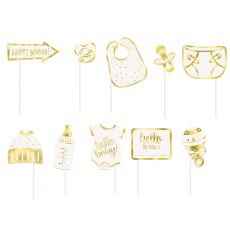 Hello Baby Photo Props (10 Pack)