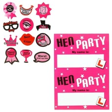 Hen Night Name Tags & Stickers