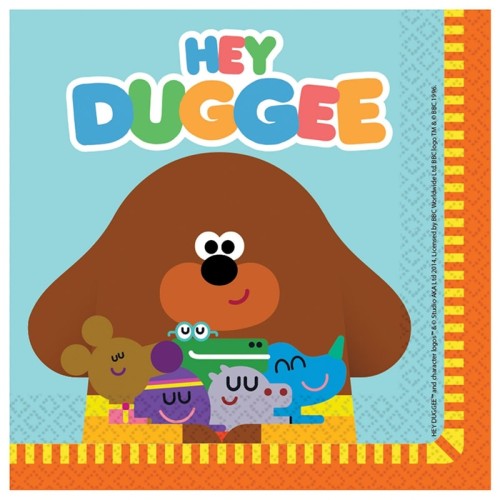 Hey Duggee 33cm Luncheon Napkins (16 Pack)