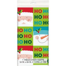 Holly Santa Table Cover