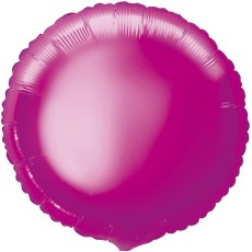 Hot Pink 18" Round Foil Balloon