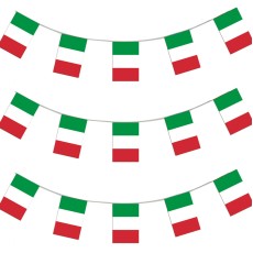Italy Flag Bunting (10m)