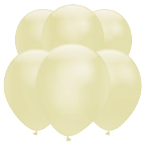 Ivory Cream Latex Balloons (10 Pack)