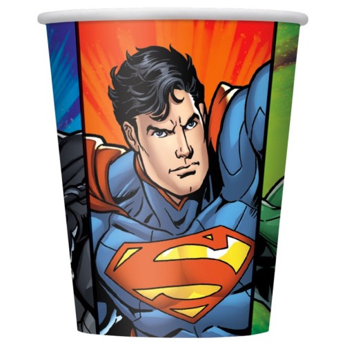 Justice League Paper Cups (8 Pack)