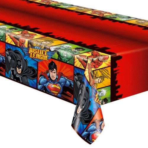 Justice League Rectangular Plastic Table Cover