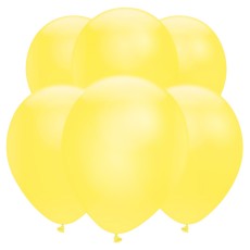 Lemon Yellow Latex Balloons (10 Pack)