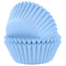 Light Blue Cupcake Cases (60 Pack)