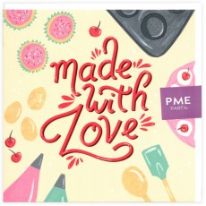 Made with Love Beige Greeting Card