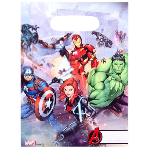Marvel Avengers Loot Bags (6 Pack)