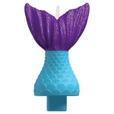 Mermaid Tail Party Candle (13cm)