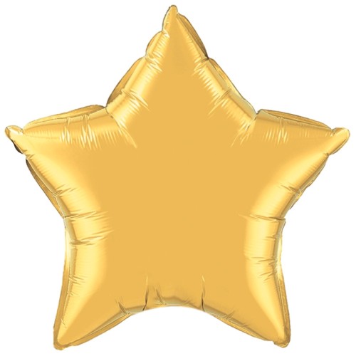 Metallic Gold Star Foil Balloon (20")