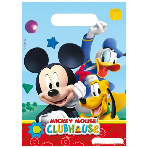 Mickey Mouse Clubhouse Loot Bags (6 Pack)