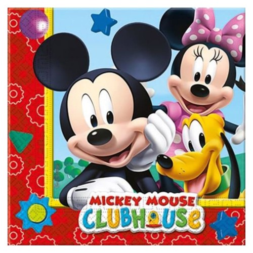 Mickey Mouse Clubhouse Napkins (20 Pack)