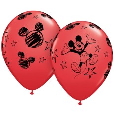 Mickey Mouse Qualatex Latex Balloons (6 Pack)
