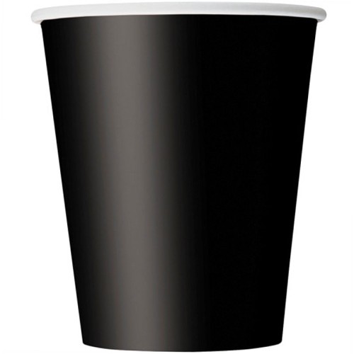 Midnight Black Party Cups (14 Pack)