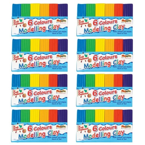 Mini Pack of Modelling Clay (x8)