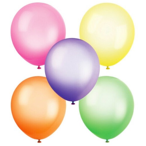 Neon Latex Balloons (10 Pack)
