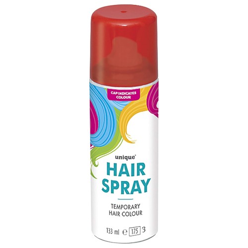 Red Neon Temporary Hair Colour Spray (133ml)
