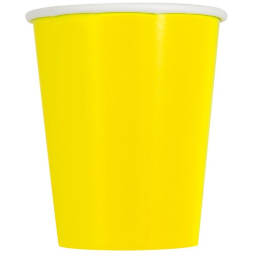 Neon Yellow Party Cups (14 Pack)