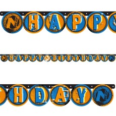 Nerf Happy Birthday Banner
