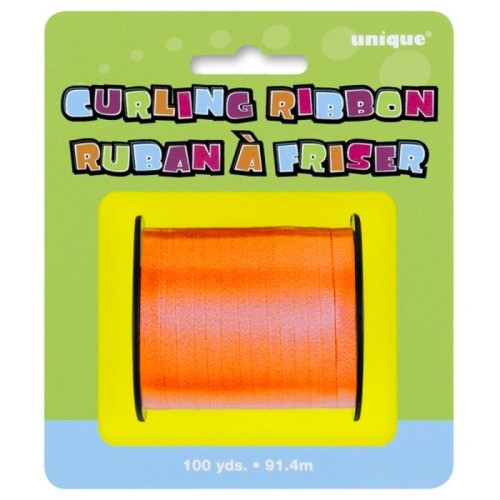 Orange Curling Ribbon (90m)