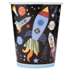 Outer Space Paper Cups (8 Pack)