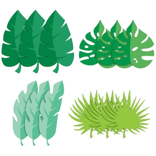 Palm Leaves Assorted Cutouts (12 Pack)