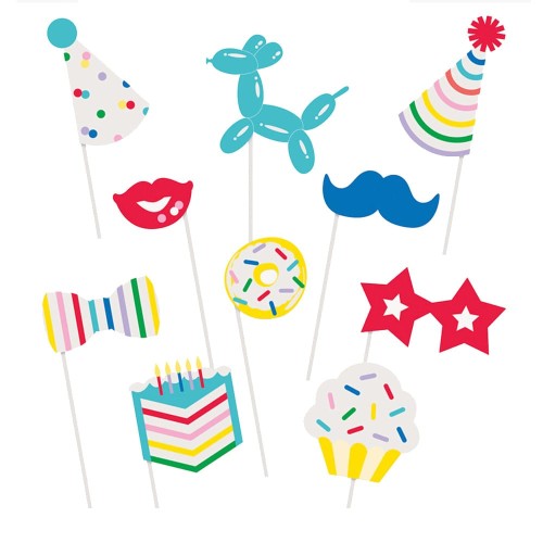 Party Photo Props (10 Pack)