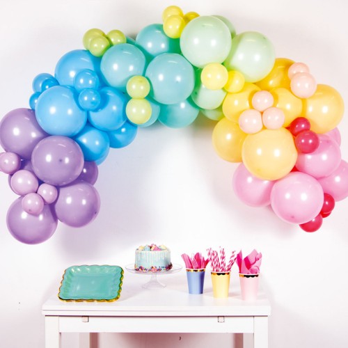 Pastel Rainbow DIY Latex Balloon Garland Kit