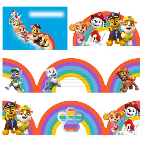 Paw Patrol Party Invitations (8 Pack)