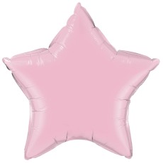 Pearl Pink Star Foil Balloon (20")