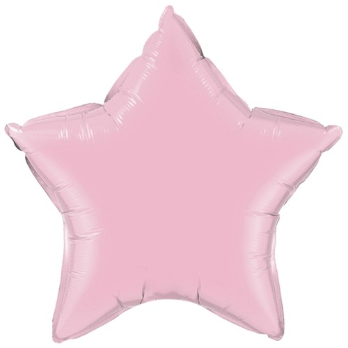 Pearl Pink Star Foil Balloon (20")