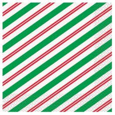 Peppermint Christmas Napkins (16 Pack)
