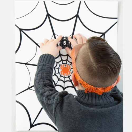 Pin The Spider On The Web Game