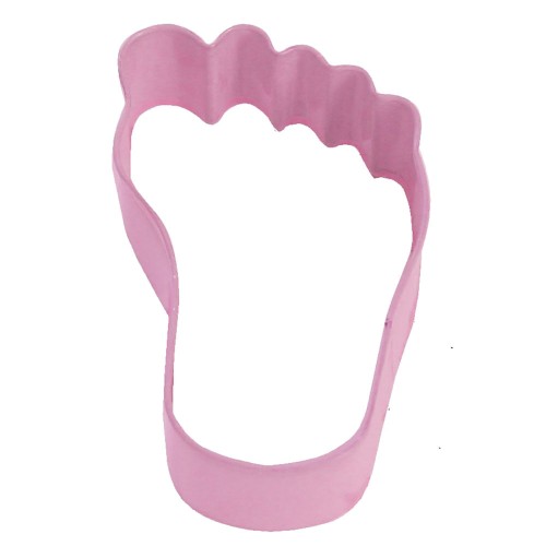 Pink Baby Footprint Cookie Cutter