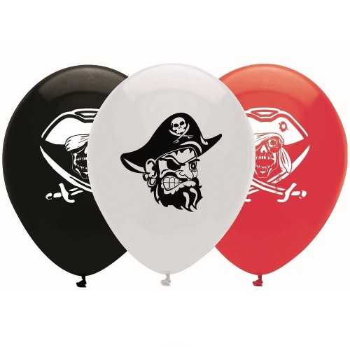 Pirate Latex Balloons (6 Pack)