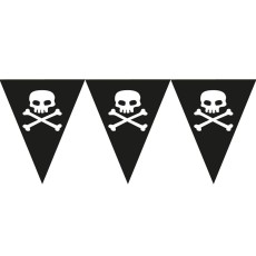 Pirate Skull & Crossbones Flag Bunting